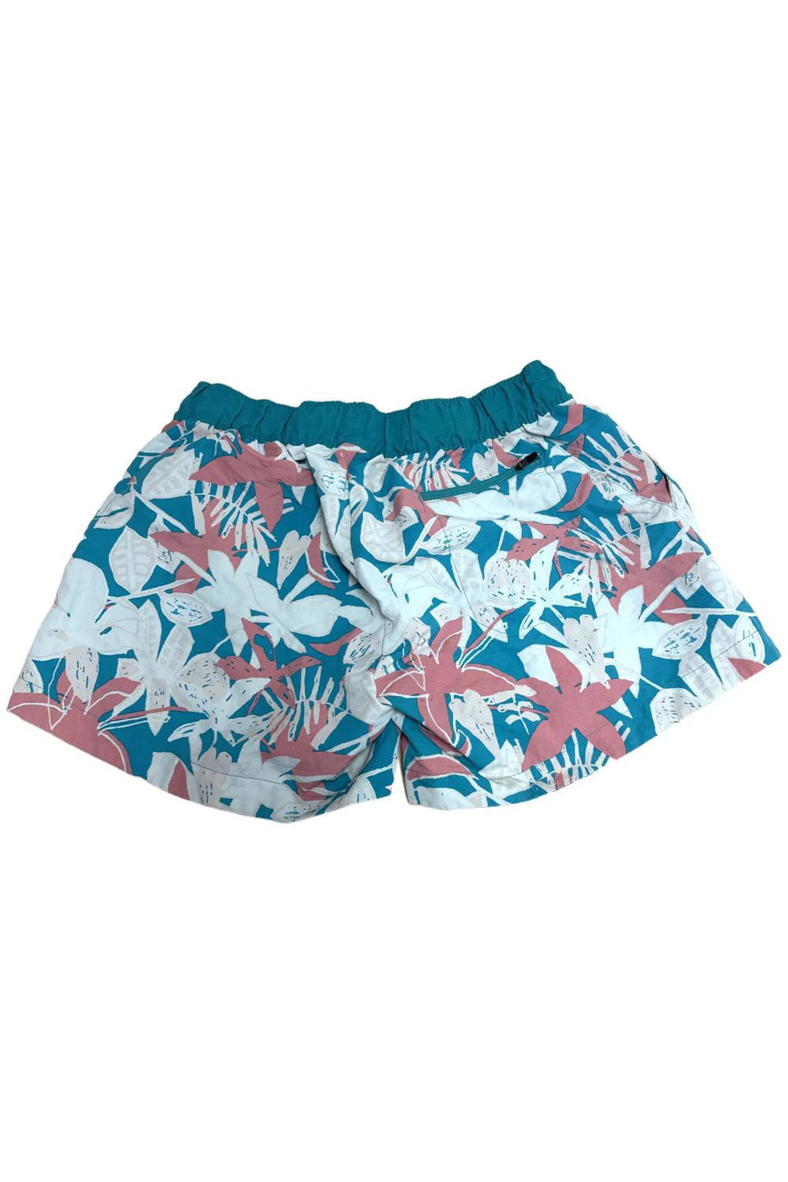 The North Face Women's Class V Athletic Shorts Green Floral - Regular